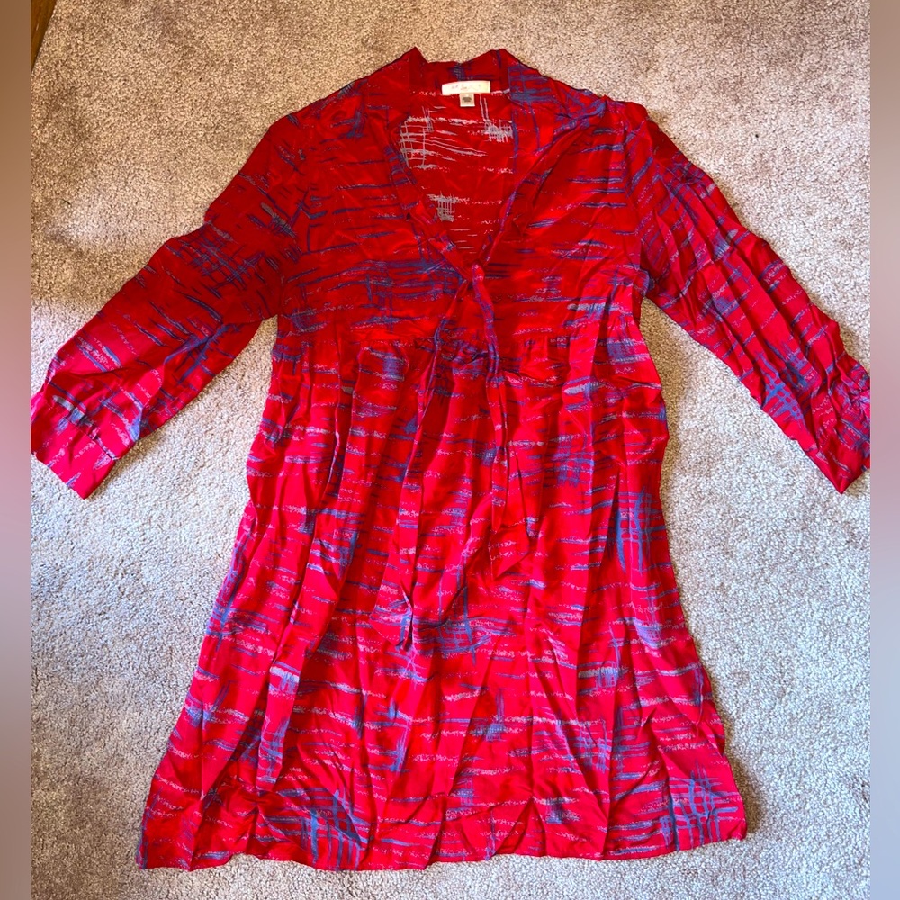 Anthropology Lux 100% silk dress